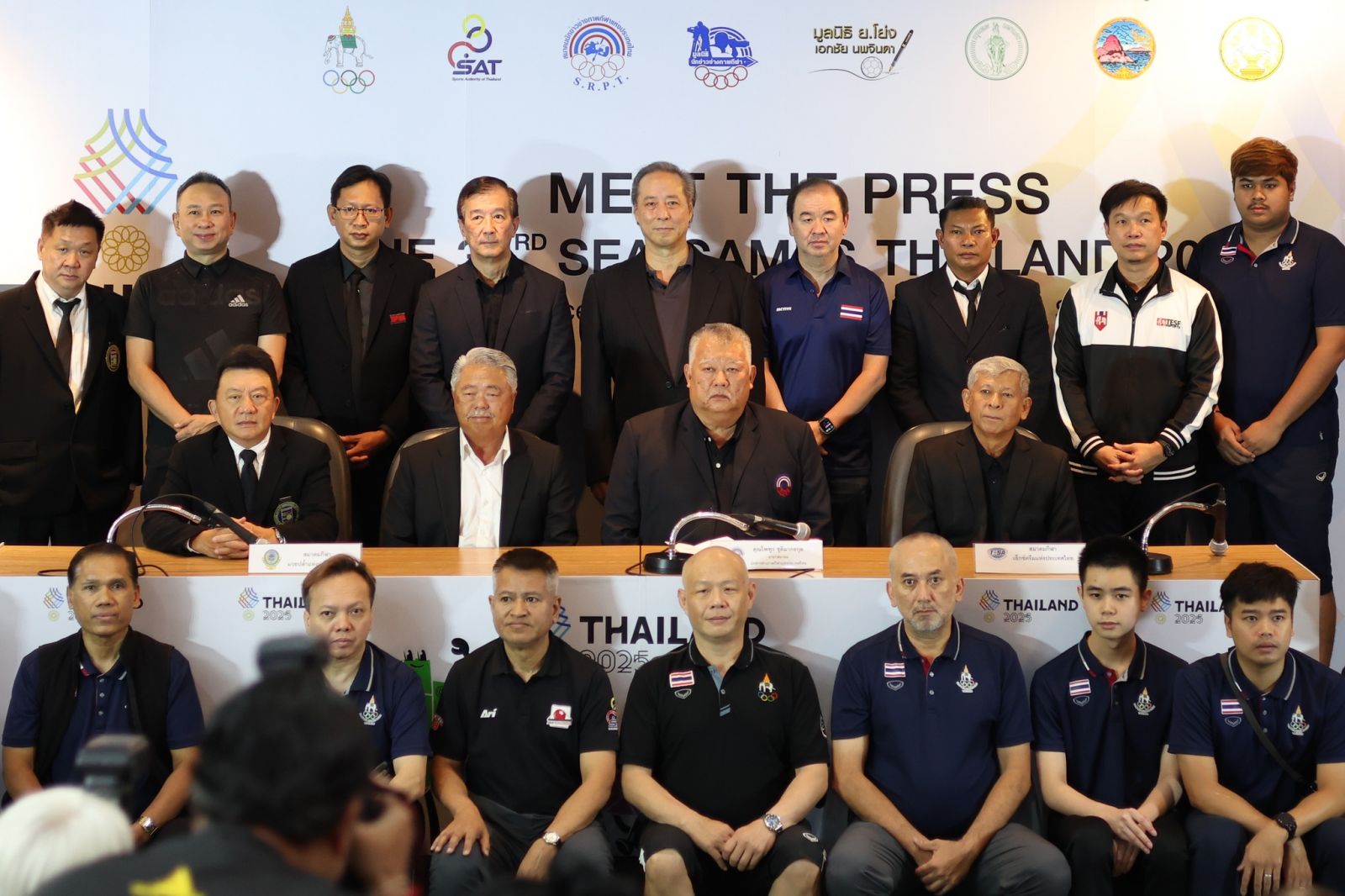 สมาคมผู้สื่อข่าวกีฬาฯ ได้จัด Meet The Press ให้กับสมาคมฯ ที่เข้าร่วมการแข่งขันซีเกมส์ ครั้งที่ 33 ณ ห้อง 222 ราชมังคลากีฬาสถาน