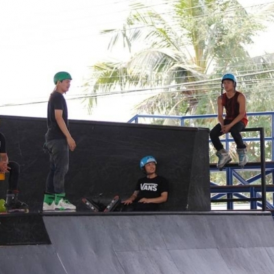 ภาพการแข่งขัน Singha Light Inline skate Circuit 2014