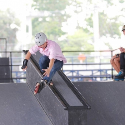 ภาพการแข่งขัน Singha Light Inline skate Circuit 2014