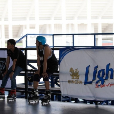 ภาพการแข่งขัน Singha Light Inline skate Circuit 2014