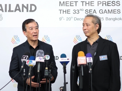 สมาคมผู้สื่อข่าวกีฬาฯ ได้จัด Meet The Press ให้กับสมาคมฯ ที่เข้าร่วมการแข่งขันซีเกมส์ ครั้งที่ 33 ณ ห้อง 222 ราชมังคลากีฬาสถาน