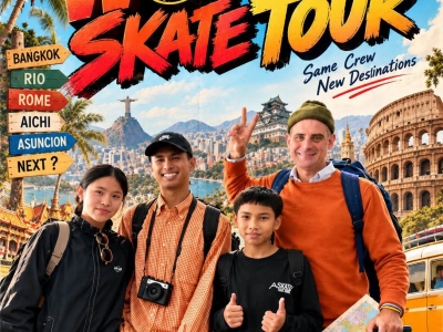 ร่วมส่งแรงใจให้นักกีฬาสเก็ตบอร์ดไทย ในงาน World Skate Games 2026